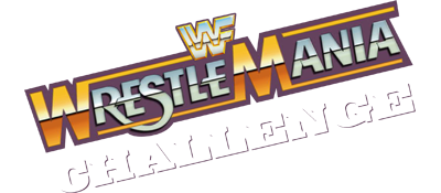 WWF Wrestle Mania Challenge logo for Famicom